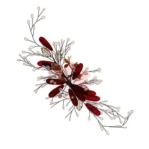 Baluue 1stück Blumen-haarclip Handgefertigter Haarschmuck Für Hochzeiten Braut Und Brautjungfern Perfektes Accessoire Für Chinesische Kleider Und Anlässe von Baluue