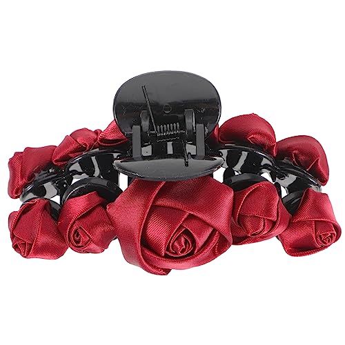Baluue Rosafarbene Haarklammer Im Rosendesign Große Clip-haarklammer Für Damen Hervorragend Geeignet Für Dickes Und Feines Haar Perfektes Haaraccessoire Für Verschiedene Anlässe von Baluue