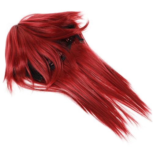 Baluue Haarperücke Perücke Für Männer Cosplay Perücke Für Männer Echthaarperücke Stufenperücke Bequeme Passform Stilvolle Perücke von Baluue