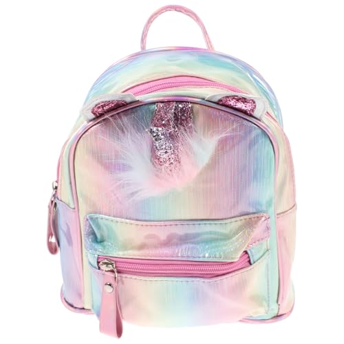 Baluue Rucksack Einhorn mit Großen Fächern Leichter Mädchen Schulrucksack Plüsch Design für Schule Ausflug und Alltag Vielseitig Nutzbar Kindgerecht und Geräumig Zufällige Farbe von Baluue