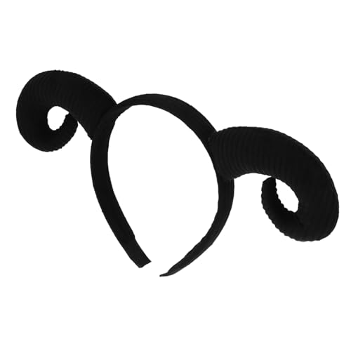 Baluue Tierischer Haarreif Mit Schafhörnern Lustiges Halloween Kostümzubehör Für Erwachsene Weiches Und Bequemes Haaraccessoire Für Karneval Und Partys Einzigartiger Haarschmuck Mit von Baluue