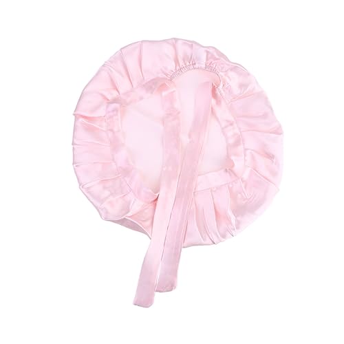 Baluue Schlafmütze Aus Seide Für Frauen Verstellbar Haar-schutz-hut Für Nachtschlaf Kopf-abdeckung Bequem Zu Tragen Rosa Baluue Schlafmütze Aus Seide Für Frauen Verstellbar Haar-schutz-hut Für Nachtschlaf Kopf-abdeckung Bequem Zu Tragen Rosa von Baluue