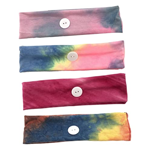 Baluue Schmales Stirnband-set 4 Stück Sport Fitness Atmungsaktiv Weich Maskenknopf Buntes Haarband Grau Rosig Rot Gelb Baluue Schmales Stirnband-set 4 Stück Sport Fitness Atmungsaktiv Weich Maskenknopf Buntes Haarband Grau Rosig Rot Gelb von Baluue