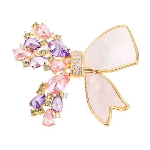 Baluue Schmetterling Brosche Damen Strassbrosche mit Sicherheitsverschluss Eleganter Ansteckpin für Jacken Kleider Taschen Modisches Statement-schmuckstück für Hochzeiten Partys von Baluue