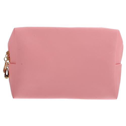 Baluue Schminktasche Für Damen Große Kosmetiktasche Aus Pu-Kunstleder Schminkbeutel Mit Reiner Farbe Multifunktionaler Reise-kulturbeutel Für Frauen Und Mädchen Make-up-Tasche Leicht von Baluue