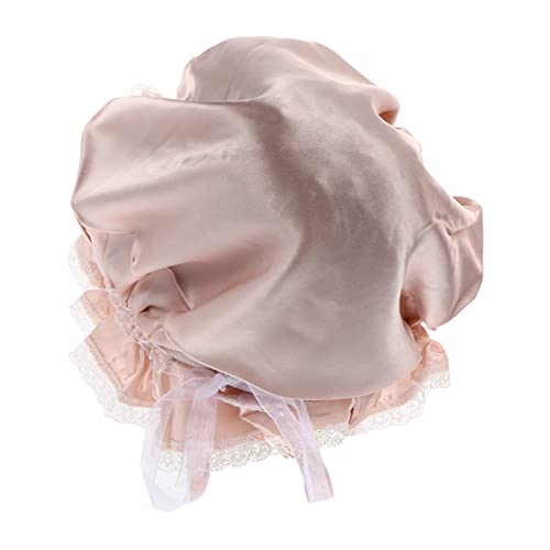 Baluue Seide Schlafhaube Satin Haarpflegemütze Kopfbedeckung Nachtschlafmütze Mit Einstellbarem Band Für Damen Herren Baluue Seide Schlafhaube Satin Haarpflegemütze Kopfbedeckung Nachtschlafmütze Mit Einstellbarem Band Für Damen Herren von Baluue