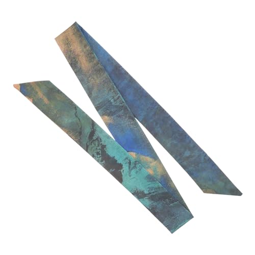 Baluue Seidenschal Haarschmuck Damen Elegantes Haarband und Halstuch Vielseitiger Kopfschmuck und Zierband für Pferdeschwanz Haarschleife Modisches Accessoire für Alltag und Sport von Baluue