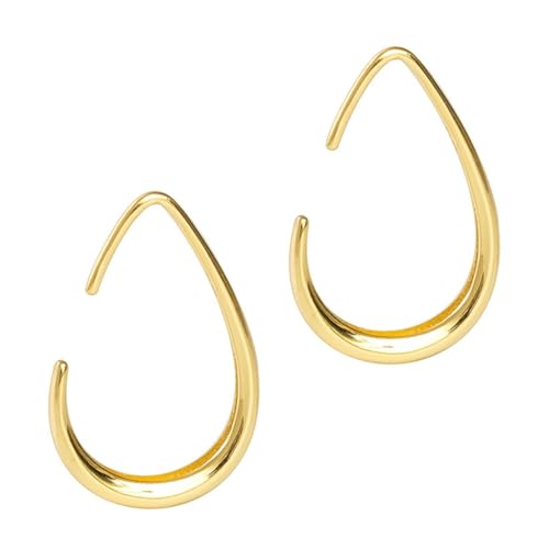 Baluue Silber Ohrhänger Damen Elegant Ei form Ohrschmuck Modisch Minimalistisch Hautfreundlich Schmuck Accessoire für Frauen Mädchen Alltag und Festveranstaltungen von Baluue