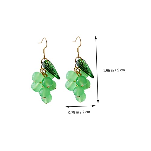 Baluue Silber Ohrstecker Damen Frucht Ohrringe Trauben Kreative Schmuck Alltagsschmuck Allergiefrei Elegant von Baluue