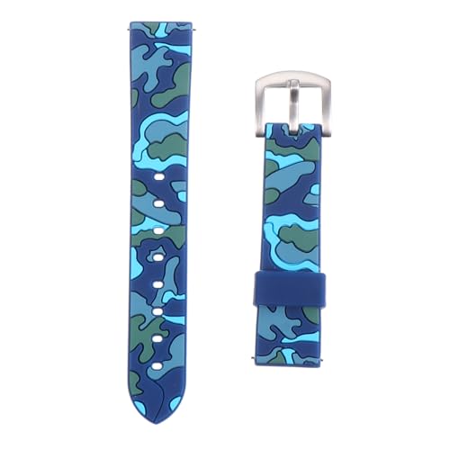 Baluue Silikon Uhrenarmband Kompatibel für Samsung Pro Verschleißfestes Vielseitiges Ersatzarmband mit Stylischem Camouflage Design Einfach zu Wechseln Komfortables Sportarmband von Baluue