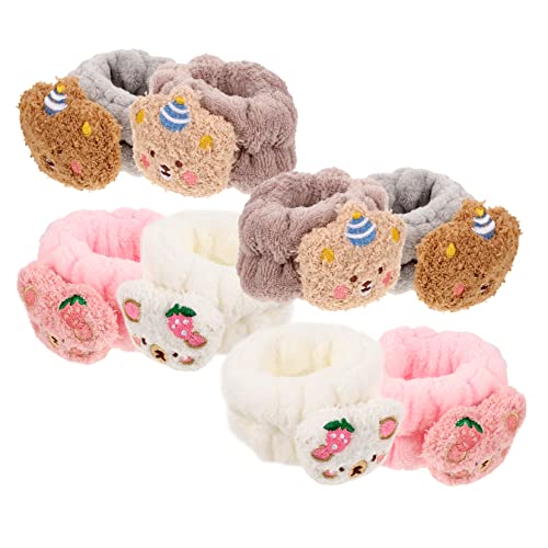 Baluue 8stücke Wasserabsorbierende Handgelenkbänder Für Spa Und Gesichtsreinigung Komfortable Und Weiche Handgelenk-badetücher Für Make-up Und Yoga von Baluue