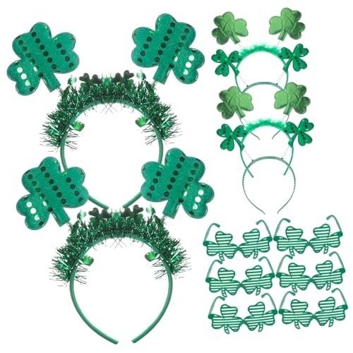 Baluue St Patrick's Day Party Mit Kleeblattbrillen Und Stirnbändern Für Damenkostüme Und Dekorationen Als Foto-prop Und von Baluue
