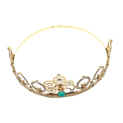 Baluue Steampunk Kopfband Damen Leicht Vintage Design Schädel Krone Verstellbar Komfortabel Für Halloween Cosplay Maskerade Party Zubehör von Baluue