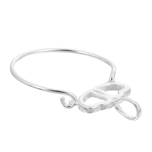 Baluue Sterling Silber Charm Holder Doppelherz Anhänger Halskette Vielseitiger Schmuckanhänger für Damen Langlebig Eleganter Silberschmuck für Romantische Anlässe und Alltag von Baluue