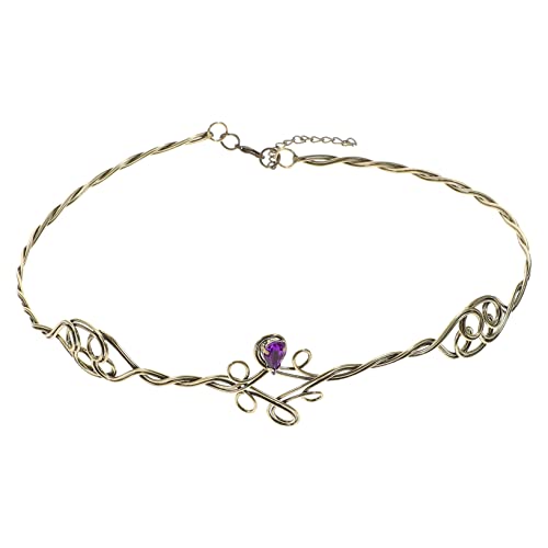 Baluue Strass Stirnband Für Hochzeit Geburtstag Vintage Kopfschmuck Mit Strasssteinen Tiara Zubehör Für Feiern Und Anlässe von Baluue