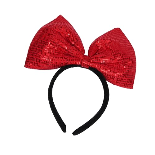 Baluue Sequin Haarband Mit Schleife Rotes Stirnband Für Partys Süßes Accessoire Für Besondere Anlässe Kreative Haarmode Perfektes Fotorequisit Für Unvergessliche Erinnerungen Baluue Sequin Haarband Mit Schleife Rotes Stirnband Für Partys Süßes Accessoire Für Besondere Anlässe Kreative Haarmode Perfektes Fotorequisit Für Unvergessliche Erinnerungen von Baluue