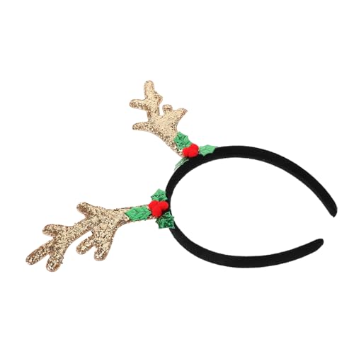 Baluue Weihnachtliches Haarteil Rentiergeweih Weihnachtshaarreif Dekoratives Geweih-stirnband für Frauen von Baluue