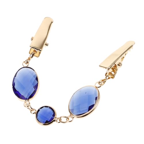 Baluue Strass Kragen Clip Spange Dekorative Cardigan Clips zum Festziehen für Damen Modischer Schalhalter in Vielseitiger Kleidungshalter gegen Verrutschen von Baluue