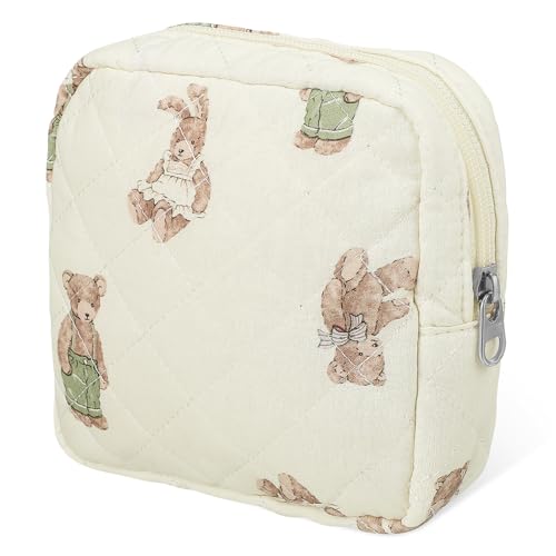 Baluue Kawaii Makeup Bag Für Frauen Süßer Aufbewahrungspouch Mit Reißverschluss Für Kosmetik Und Damenprodukte Für Reisen Und Alltag Aus Strapazierfähigem von Baluue