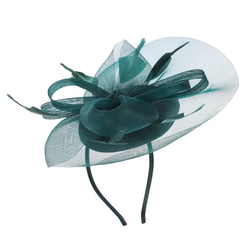 Baluue Bankett-kopfschmuck für Damen Hochzeit Fascinator-hut Netz-stirnband für Teeparty-zubehör von Baluue