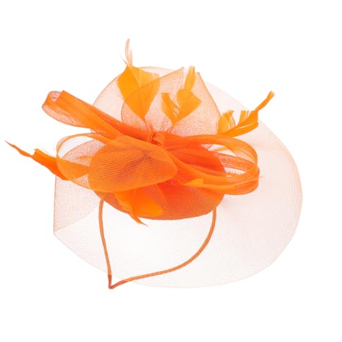Baluue Eleganter Fascinator-hut Für Die Hochzeit Für Teepartys Netz-stirnband Für Damen Bankett Braut-kopfschmuck von Baluue