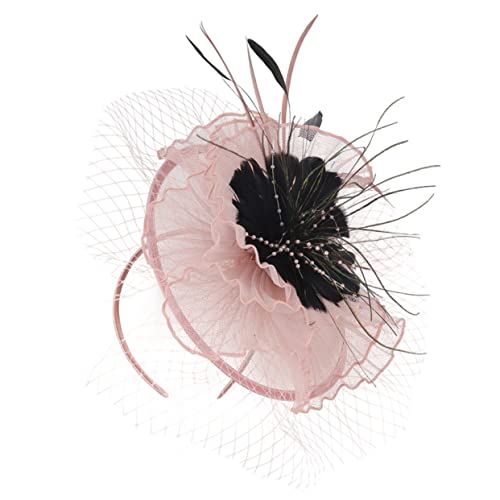 Baluue Faszinierender Damen-fascinator-hut Sanftem Elegantes Haaraccessoire Für Hochzeiten Teepartys Und Festliche Anlässe Vielseitig Als Haarband Oder Clip Verwendbar Mit Ansprechendem von Baluue