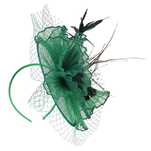 Baluue Faszinierender Tea Party Fascinator Mit Federn Und Netz Vielseitig Als Haarschmuck Oder Haarklammer Für Hochzeiten Cocktailpartys Und Besondere Anlässe von Baluue