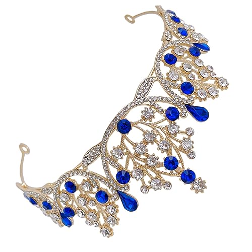 Baluue Hochzeitskrone Aus Strass Für Damen Elegante Für Braut Abschlussball Festlichkeiten Leicht Und Bequem Mit Sicherheits-pinnringen Perfektes Haarschmuck-accessoire Für Besondere von Baluue