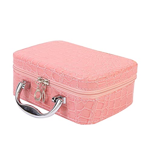 Baluue Stone Pattern Kosmetikaufbewahrung Mit Spiegel Tragbare Damen Make-up Tasche Für Toilettenartikel Und Persönliche Gegenstände von Baluue