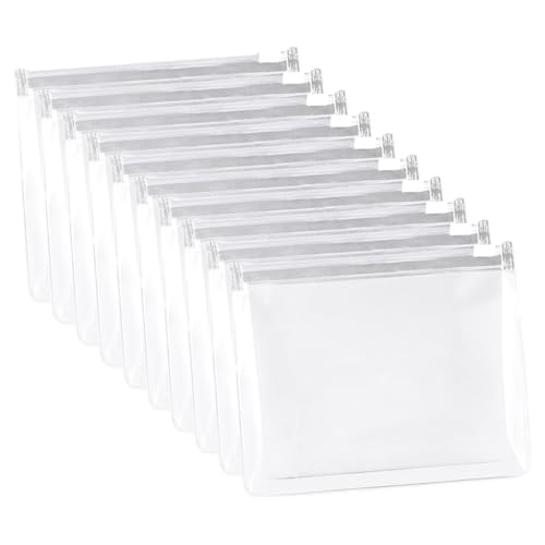 Baluue 10stücke Transparente Kosmetiktaschen Tragbare Make-up-Taschen Aufbewahrungstaschen Für Kosmetika Und Toilettenartikel Organizer Für Reisen Und Zuhause von Baluue