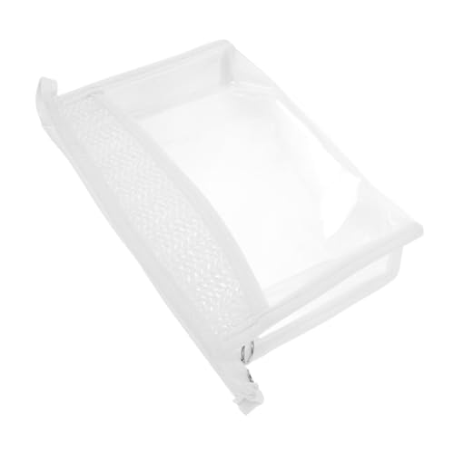 Baluue Transparente Kosmetiktasche mit Reißverschluss wasserdichte Kleine Make up Tasche aus PVC Durchsichtiger Kulturbeutel für Reisen Praktische Waschtasche für Damen und Herren von Baluue