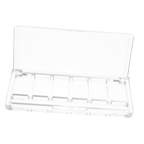 Baluue Transparente Make-up-palette aus Kunststoff mit Fächern Vielseitiges Reise-eyeshadow Lidschatten und Concealer Langlebig und Leicht zu Reinigen für Nutzer von Baluue