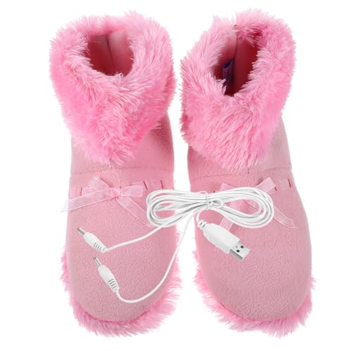 Baluue USB Beheizbare Wärmesohlen für Schuhe Weiche Leichte Fußwärmer mit Abnehmbarem Plüsch bowknot Wiederverwendbar für Erwachsene Zuhause Büro Kalte Wintertage Baluue USB Beheizbare Wärmesohlen für Schuhe Weiche Leichte Fußwärmer mit Abnehmbarem Plüsch bowknot Wiederverwendbar für Erwachsene Zuhause Büro Kalte Wintertage von Baluue