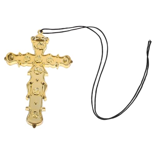 Baluue Vergoldetes Piraten Kreuz Anhänger Modell Authentisch Detailliert Halloween Schmuck Geschenk für Frauen und Mädchen von Baluue