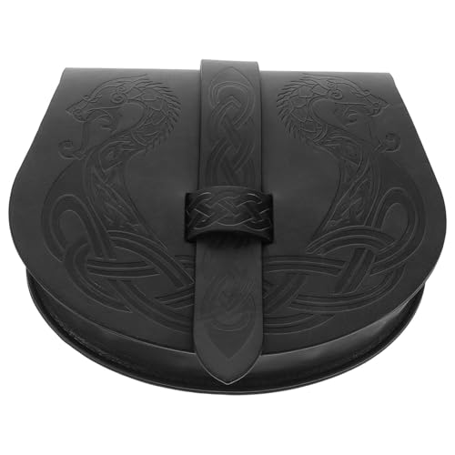 Baluue Viking Gürteltasche Mittelalterlicher Saddle Pack aus Robustem Pu Leichte Retro Bauchtasche für Larp Cosplay Nordischer Stil Vielseitig Einsetzbar für Events und Aufführungen Baluue Viking Gürteltasche Mittelalterlicher Saddle Pack aus Robustem Pu Leichte Retro Bauchtasche für Larp Cosplay Nordischer Stil Vielseitig Einsetzbar für Events und Aufführungen von Baluue
