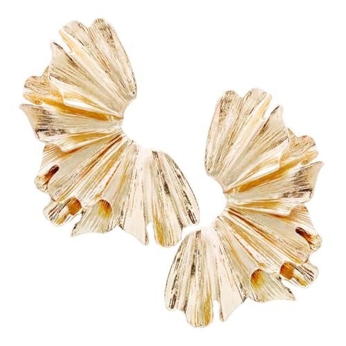 Baluue Vintage Ginkgo Ohrringe Damen Leichte Legierung Statement Ohrschmuck Modisch für Frauen und Mädchen von Baluue