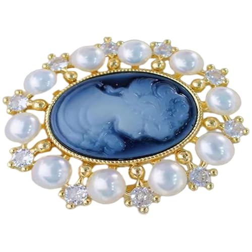 Baluue Vintage Viktorianische Damen Brosche mit Perlen Eleganter Schmuck für Frauen Vielseitige Anstecknadel und Anhänger Geeignet für Kleidung Schals Hüte und Festliche Anlässe Baluue Vintage Viktorianische Damen Brosche mit Perlen Eleganter Schmuck für Frauen Vielseitige Anstecknadel und Anhänger Geeignet für Kleidung Schals Hüte und Festliche Anlässe von Baluue