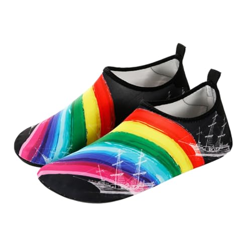 Baluue Wasserschuhe Unisex Schnell Trocknend Atmungsaktiv rutschfest Strandschuhe für Wassersport Surfen Tauchen Segeln von Baluue