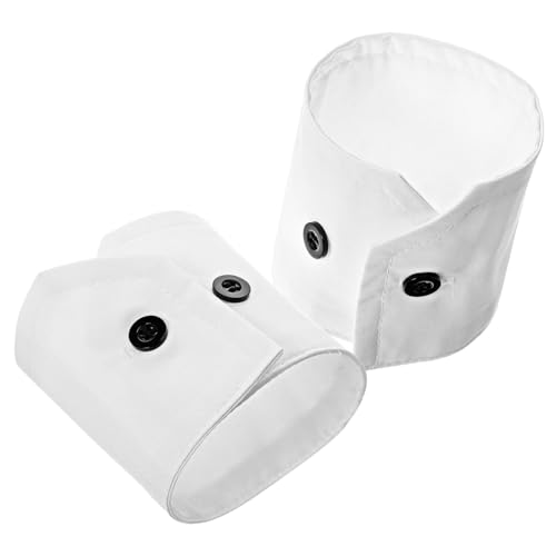 Baluue Weiche Spitzen armstulpen Damen Abnehmbare Weiße Dekorative Manschetten Blumenmuster Atmungsaktive Fake Ärmel für Elegante Outfits und Stilvolle Handgelenksdekoration von Baluue