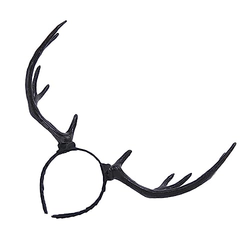Baluue Weihnachtlicher Haarreif mit Elastischem Rentiergeweih Wiederverwendbar und Bequem Festlicher Haarschmuck für Mädchen für Weihnachtsfeiern Cosplay und Kostümpartys von Baluue