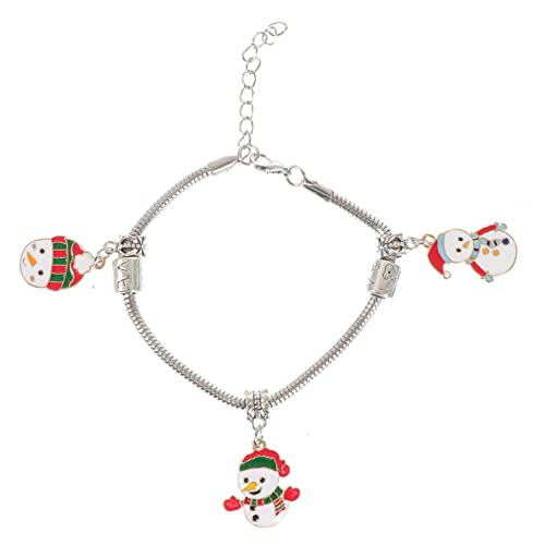 Baluue Weihnachtliches Damen Armband aus Langlebiger Legierung Party Schmuck für Frauen Festliche Xmas Handkette Robustes Weihnachts Accessoire für und Alltag von Baluue