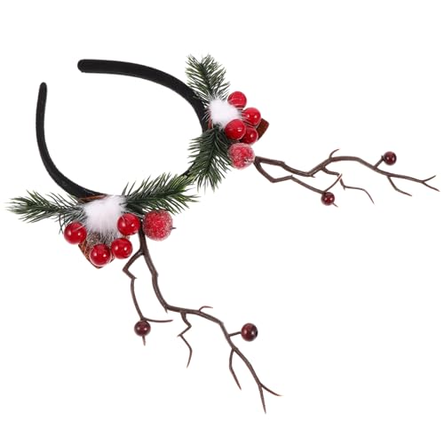 Baluue Weihnachts Haarreif mit Hirschgeweih Weichem Material und Haarschonend Vielseitiges Party Accessoire für Frauen für Weihnachten Karneval Hochzeiten und Festliche Anlässe von Baluue