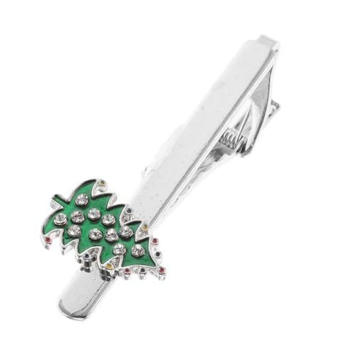 Baluue Weihnachtsbaum Krawattenklammer Herren Festliche Weihnachtskrawatte Clip für Business Hochzeit Urlaub Party Einfach zu Befestigen Stilvolles Weihnachtsbaum Design von Baluue