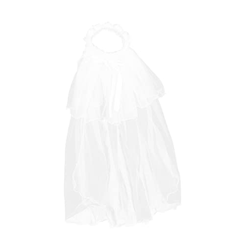 Baluue Weiße Spitze Stirnband Schleier Mädchen Kopfbedeckung für Geburtstag Hochzeit Festival Baluue Weiße Spitze Stirnband Schleier Mädchen Kopfbedeckung für Geburtstag Hochzeit Festival von Baluue