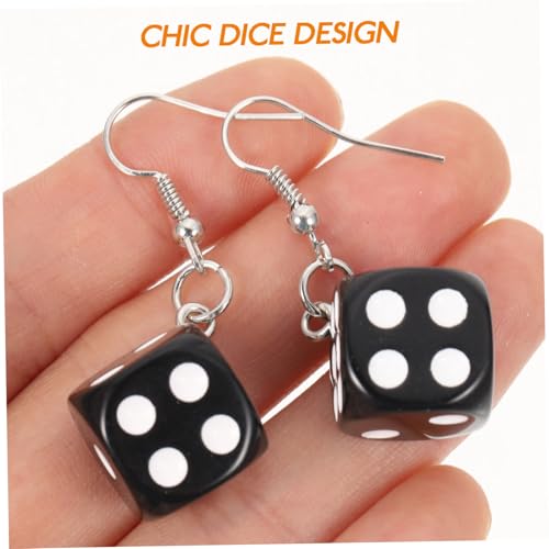 Baluue Witzige Würfel Ohrringe Damen Tropfenform Alloy Material Langlebig Modisch Geschenk Für Mädchen von Baluue