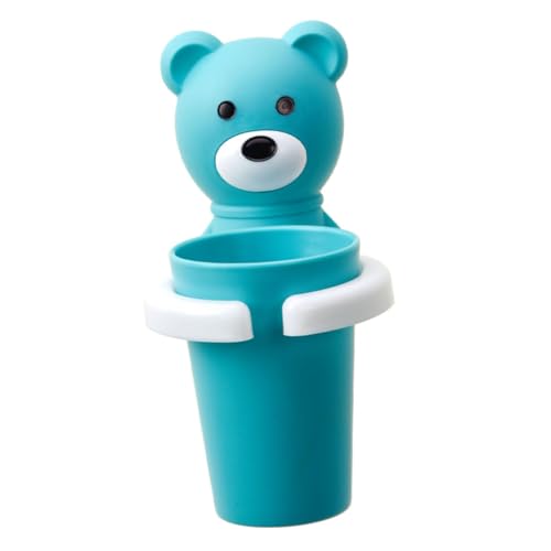 Baluue Zahnbürstenhalter Zur Wandmontage Mit Cartoon-Design Organizer Fürs Badezimmer Aufbewahrungsbecher Bohren Spart Und Hält Bürsten Sauber von Baluue