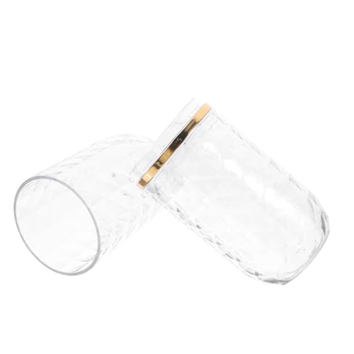 Baluue Zahnwaschkiste Zahnbürstenbecher Zahnpastahalter Zahnbürstenspender Waschbecher Für Die Heimreise Badezimmer Becher Zahnbürste Tasse Reise-toilettenbecher Transparent Das Haustier von Baluue