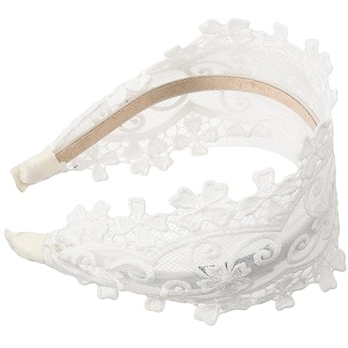 Baluue Breites Spitzenstirnband Für Dekoratives Haaraccessoire Für Partys Und Besondere Anlässe Leicht Und Komfortabel Mit Charmantem Design Für Baluue Breites Spitzenstirnband Für Dekoratives Haaraccessoire Für Partys Und Besondere Anlässe Leicht Und Komfortabel Mit Charmantem Design Für von Baluue