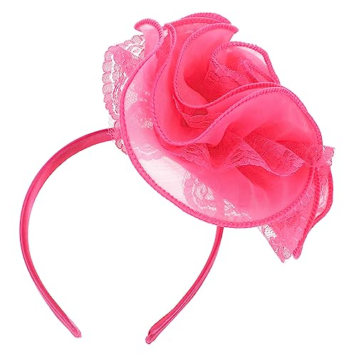 Baluue Blumenkranz Haarband Für Damen Vintage Große Blumenhaube Mit Spitzendekor Für Hochzeiten Brautjungfern Und Partys Attraktives Haarschmuck-accessoire Baluue Blumenkranz Haarband Für Damen Vintage Große Blumenhaube Mit Spitzendekor Für Hochzeiten Brautjungfern Und Partys Attraktives Haarschmuck-accessoire von Baluue
