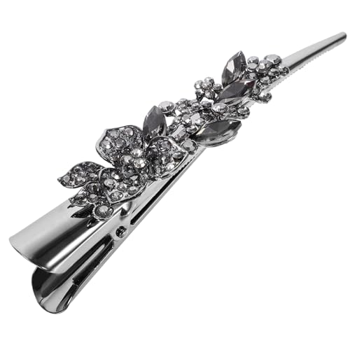 Baluue Modische Haarspange mit Blumen- Im Vintage-stil mit Strasssteinen Verziert Haarspangen Pferdeschwanzhalter für Damen Baluue Modische Haarspange mit Blumen- Im Vintage-stil mit Strasssteinen Verziert Haarspangen Pferdeschwanzhalter für Damen von Baluue